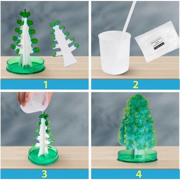 Ստեղծագործական հավաքածու բյուրեղյա կախարդական ծառ