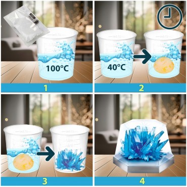 Ստեղծագործական հավաքածու բյուրեղյա կախարդական ծառ