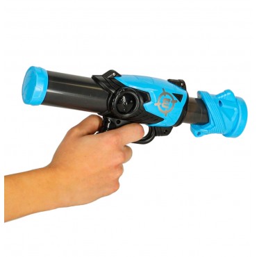 Ռոբոտի գլխի տեսքով և օդամղիչ զենքով.Հմտության խաղ 