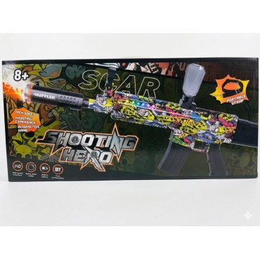 Ինտերակտիվ խաղալիք զենք Shooting Hero SCAR (Գրաֆիտի դիզայն)