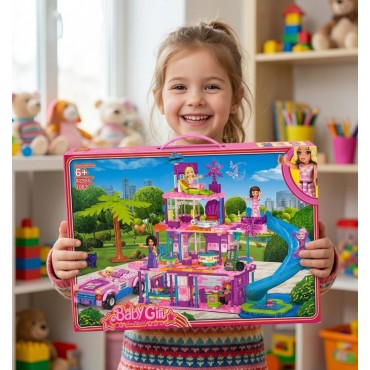 Baby Girl: The World – Զվարճալի Առանձնատուն կոնստրուկտոր(1063 կտոր)