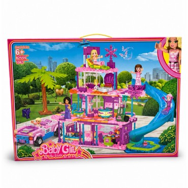 Baby Girl: The World – Զվարճալի Առանձնատուն կոնստրուկտոր(1063 կտոր)