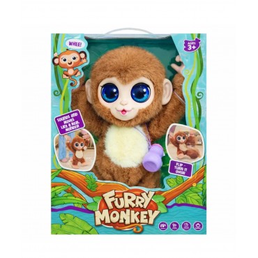 Furry Monkey – Ինտերակտիվ փափուկ կապիկ երեխաների համար
