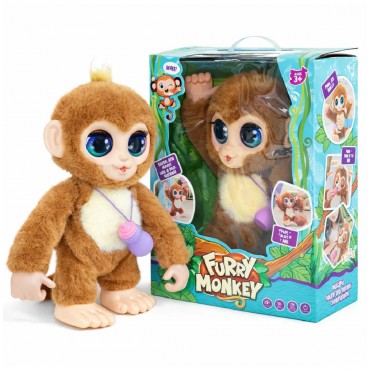 Furry Monkey – Ինտերակտիվ փափուկ կապիկ երեխաների համար