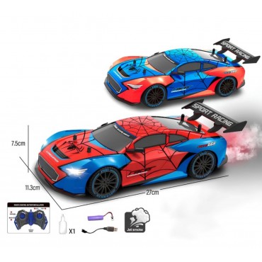Spider RC դրիֆտ մեքենա ծխի էֆեկտով 