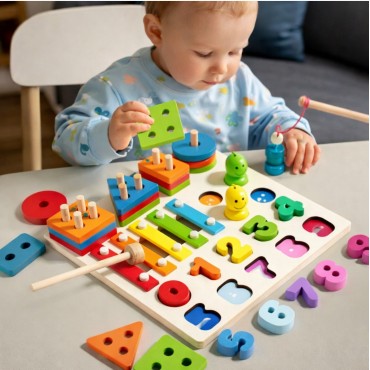 Փայտից զարգացնուղ խաղալիք