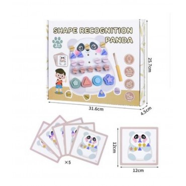 Փայտից զարգացնող խաղ  պանդայի տեսքով