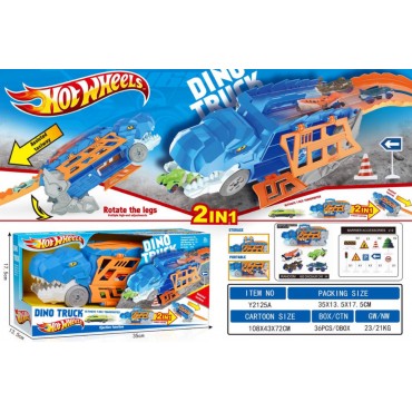  Dino truck 2-ը 1-ում թրեյլեր