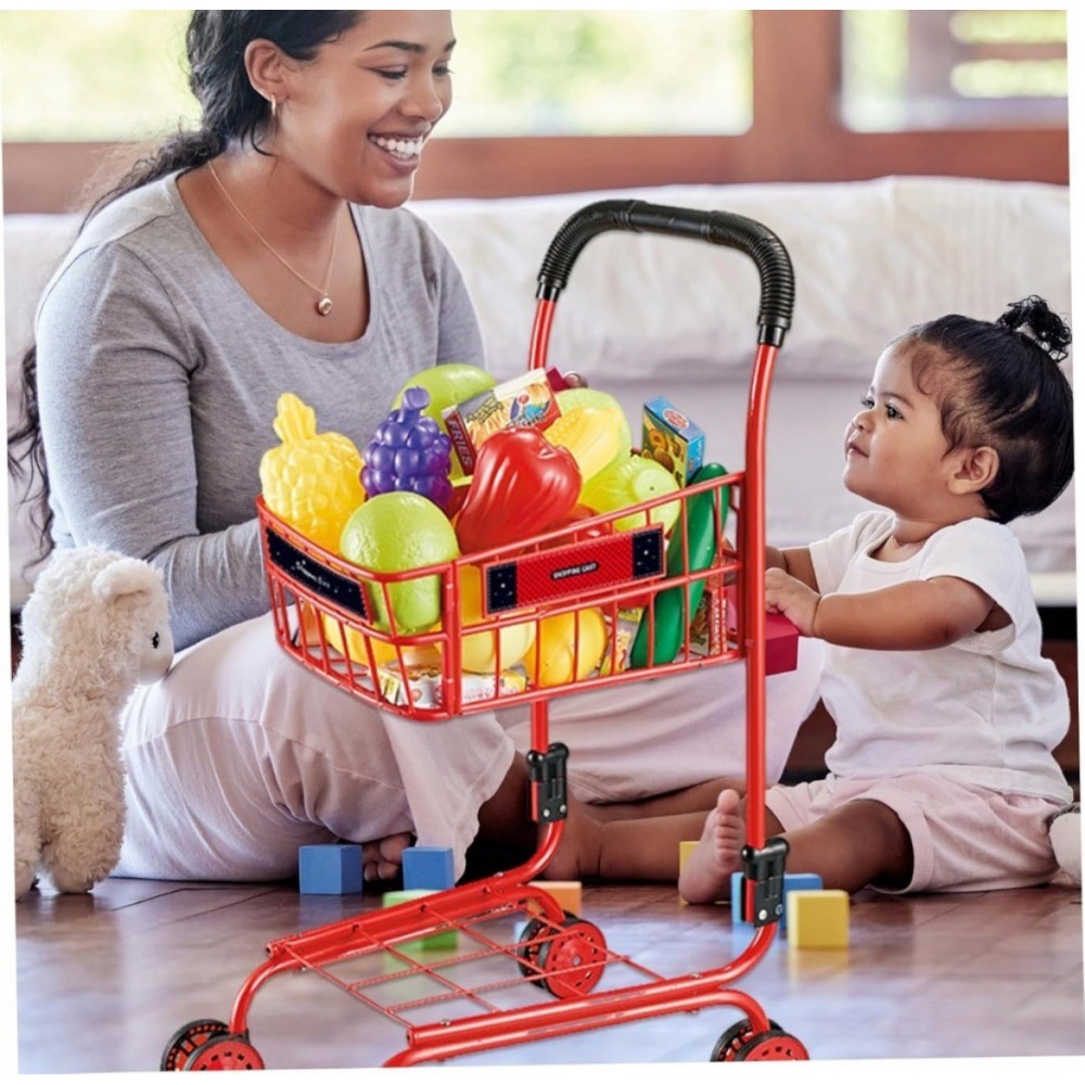 Մանկական խաղալիք սայլակ սուպերմարկետի գնումների համար