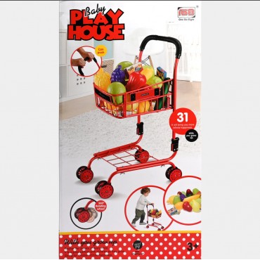 Մանկական խաղալիք սայլակ սուպերմարկետի գնումների համար