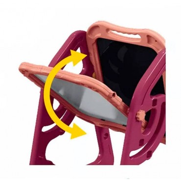 Երկկողմանի գրատախտակ մոլբերտ աթոռով