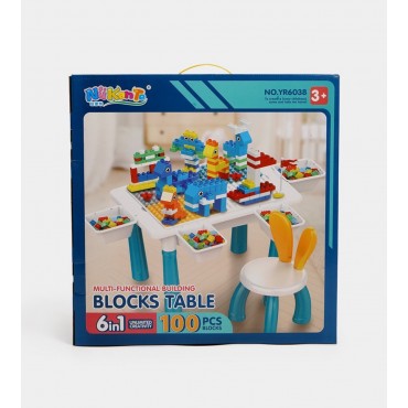 Կոնստրուկտոր սեղան աթոռ 100 դետալ 