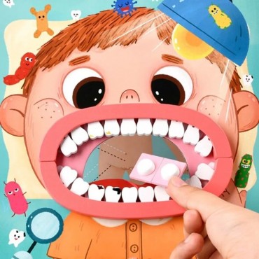 Փայտից խաղ «Ատամնաբույժի մոտ»